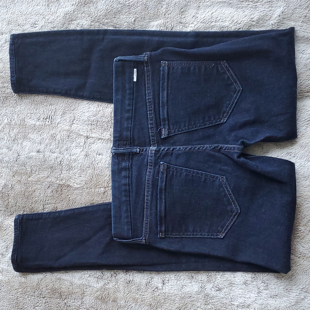 Mother Dark Wash The Looker Lower Rise Skinny Blue Jeans Size 26 Waist 28 Inches - Picture 5 of 6